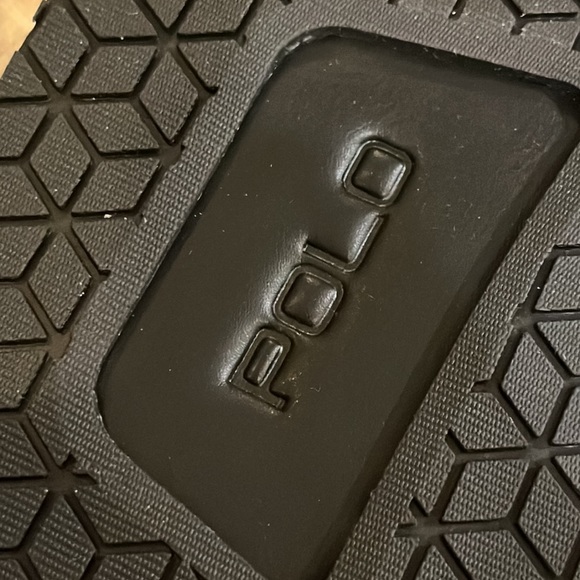 Polo Ralph Lauren Cayson black Slides Sandals Shoes new Mens Size 8 - Picture 11 of 13